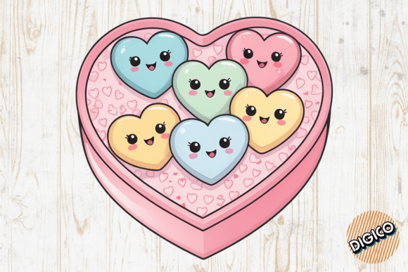 Download Anime Candies in the Heart Shaped Box - Heart Collection