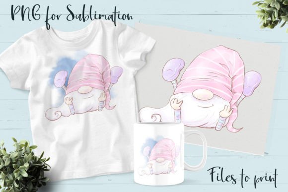 Download Cute Gnome Sublimation. Design - Cute gnome Collection